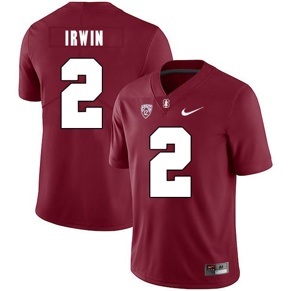 Trenton Irwin 2 Red College Football Jersey football jersey product view 1