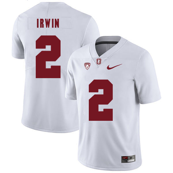 Trenton Irwin 2 White College Football Jersey football jersey product view 1