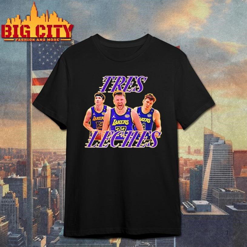 Tres Leches Los Angeles Lakers shirt Unisex T-shirt, Sweatshirt, Hoodie, Long Sleeve Tee - T-Shirt, Sweatshirt, Hoodie
