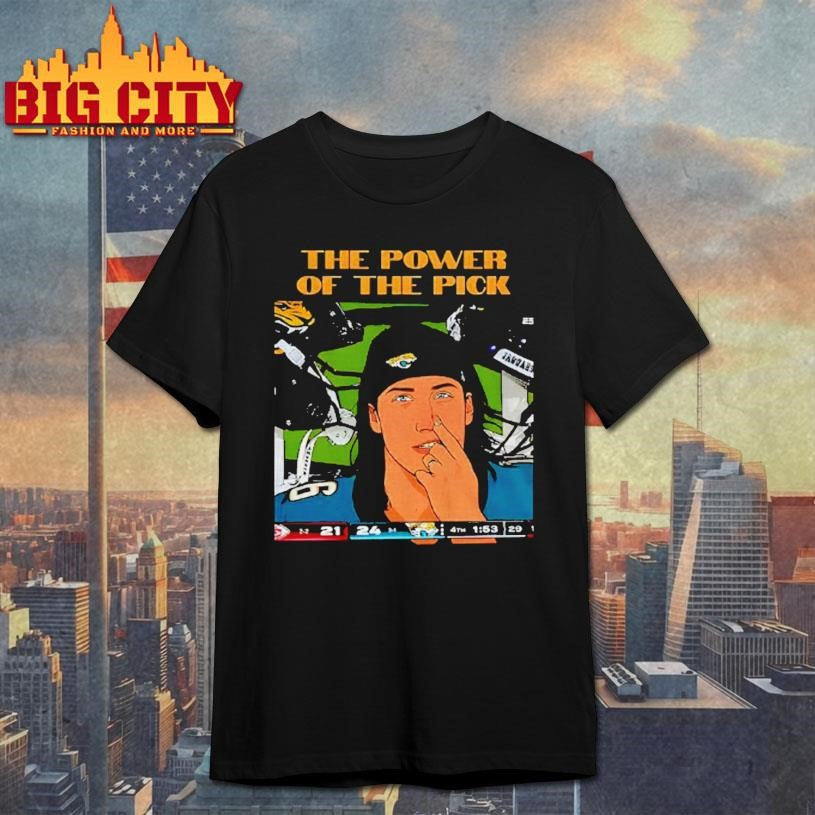 Trevor Lawrence Nose Pick The Power Of The Pick Shirt Unisex T-shirt, Sweatshirt, Hoodie, Long Sleeve Tee - T-Shirt, Sweatshirt, Hoodie