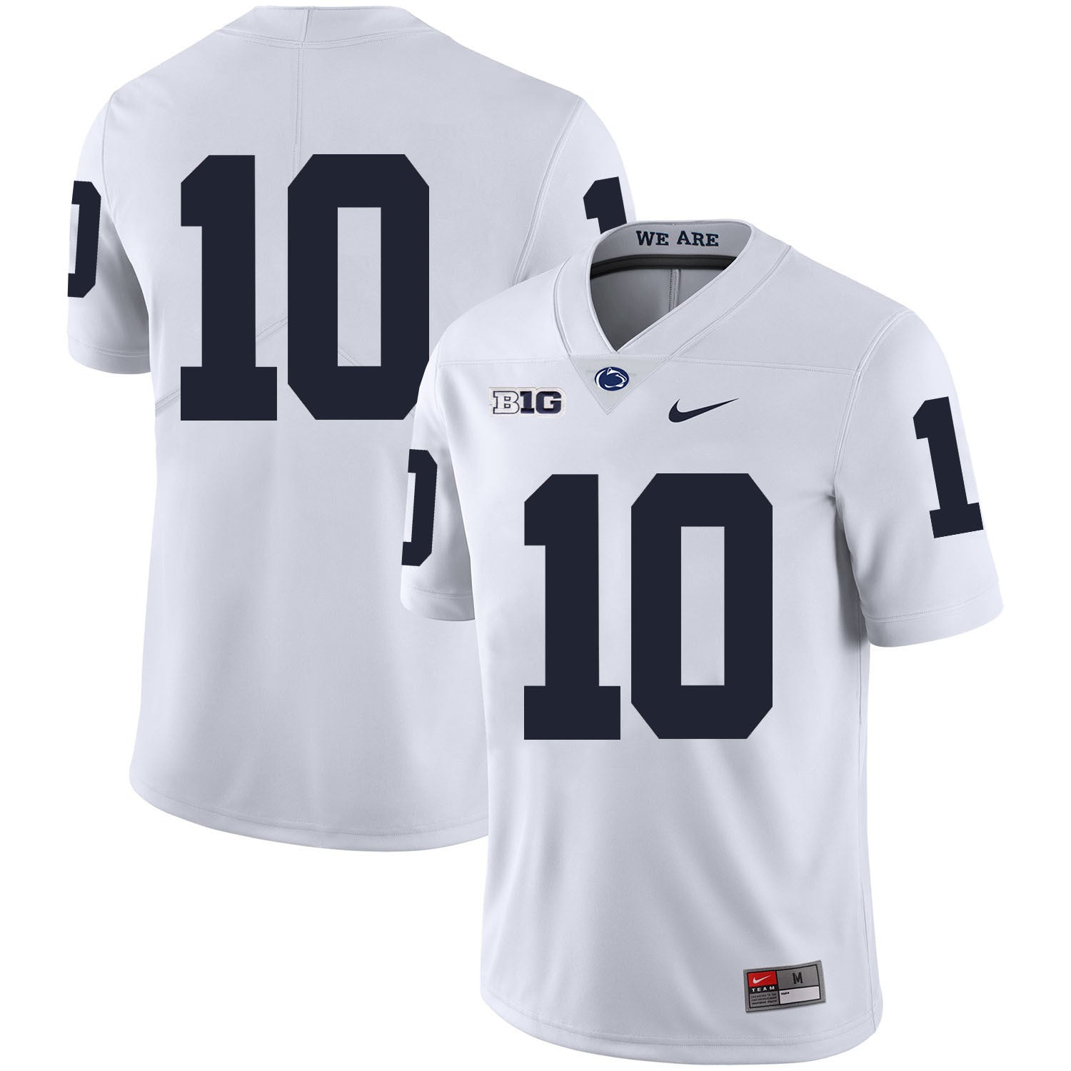 Trevor Williams 10 White College Football Jersey football jersey product view 1