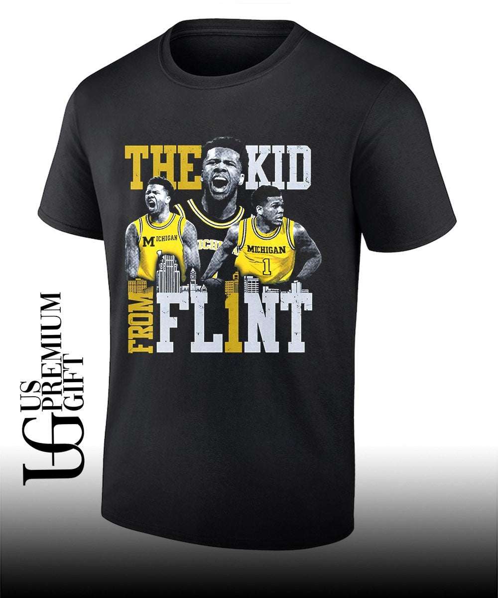 Trey McKenney The Kid from Flint Michigan Wolverines basketball shirt Unisex T-shirt, Sweatshirt, Hoodie, Long Sleeve Tee - T-Shirt, Sweatshirt, Hoodie