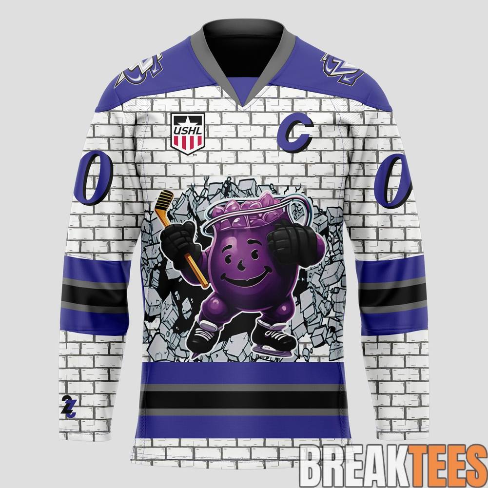 Tri-City Storm x Kool-Aid Night Hockey Jersey Unisex T-shirt, Sweatshirt, Hoodie, Long Sleeve Tee - T-Shirt, Sweatshirt, Hoodie