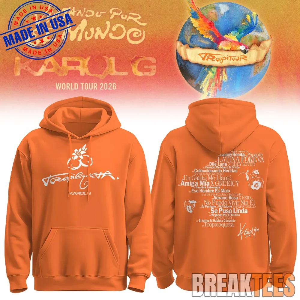 Tropicoqueta Tracklist Limited Edition Hoodie Unisex T-shirt, Sweatshirt, Hoodie, Long Sleeve Tee - T-Shirt, Sweatshirt, Hoodie