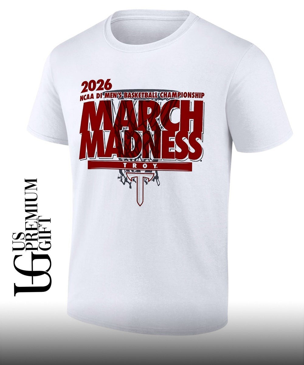 Troy Trojans March Madness NCAA D1 Mens basketball Championship 2026 shirt Unisex T-shirt, Sweatshirt, Hoodie, Long Sleeve Tee - T-Shirt, Sweatshirt, Hoodie