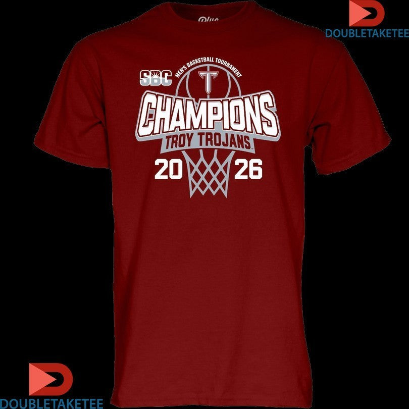 Troy Trojans University 2026 Sun Belt Men's - Adult & Kids T-Shirts, Sweatshirts & Hoodies apparel design preview 1
