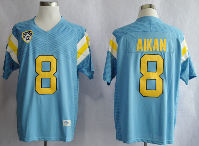 Troy Aikman 8 blue1 College Football Jersey football jersey product view 1
