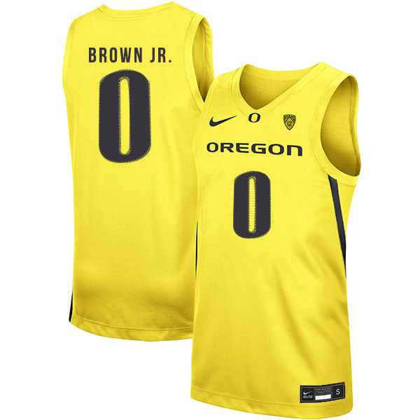 Troy Brown Jr.0 Yellow College Football Jersey football jersey product view 1