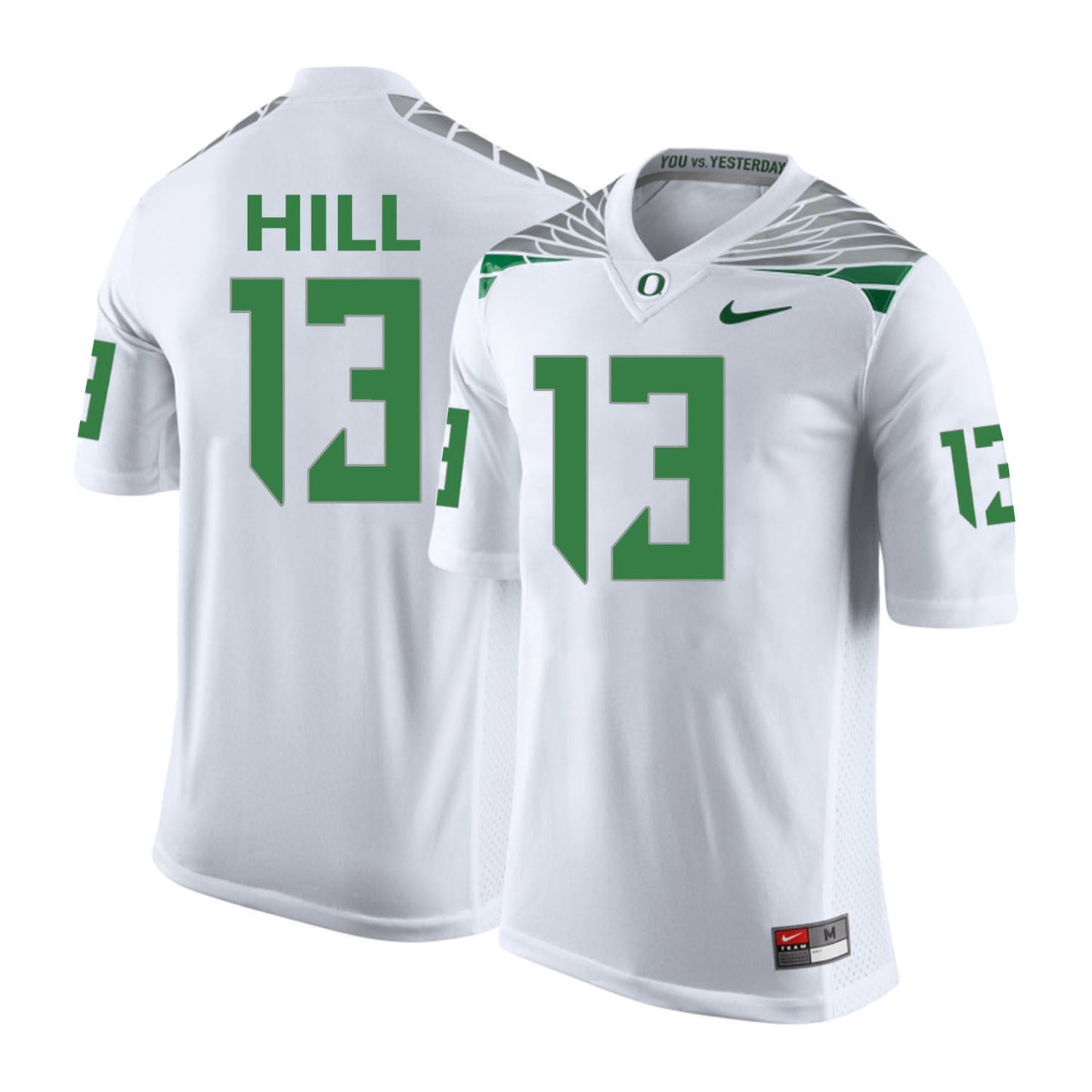 Troy Hill 13 White College Football Jersey football jersey product view 1