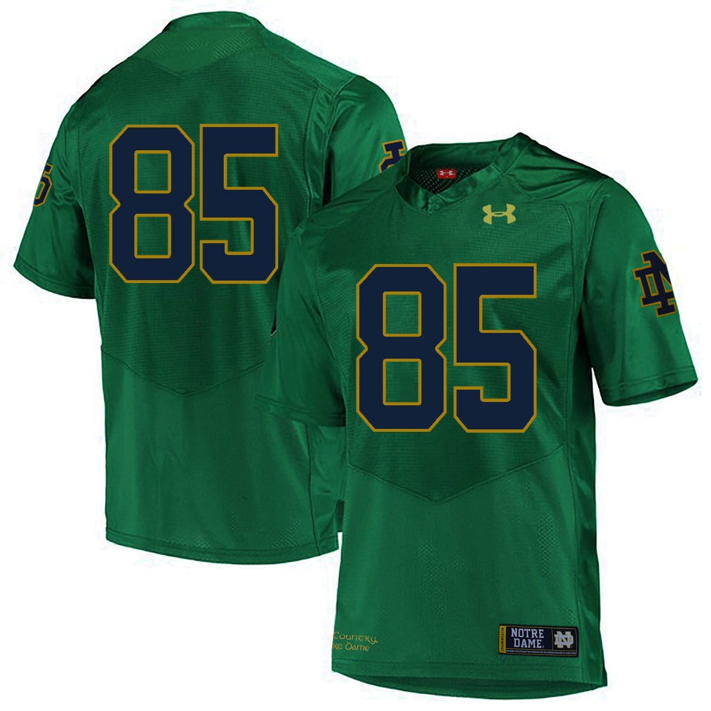 Troy Niklas 85 Bright Green .2jpg College Football Jersey football jersey product view 1