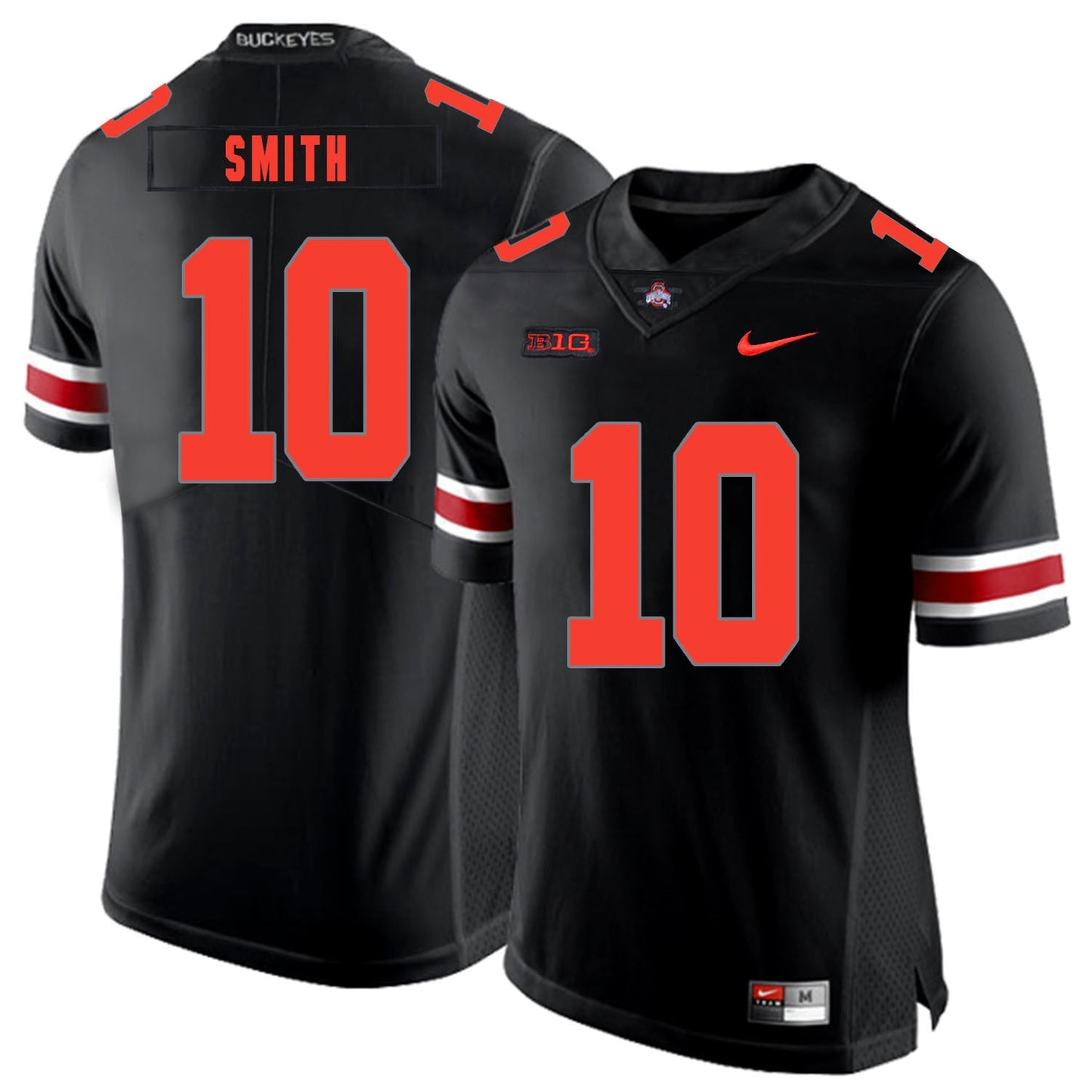 Troy Smith 10 Lights Out College Football Jersey football jersey product view 1