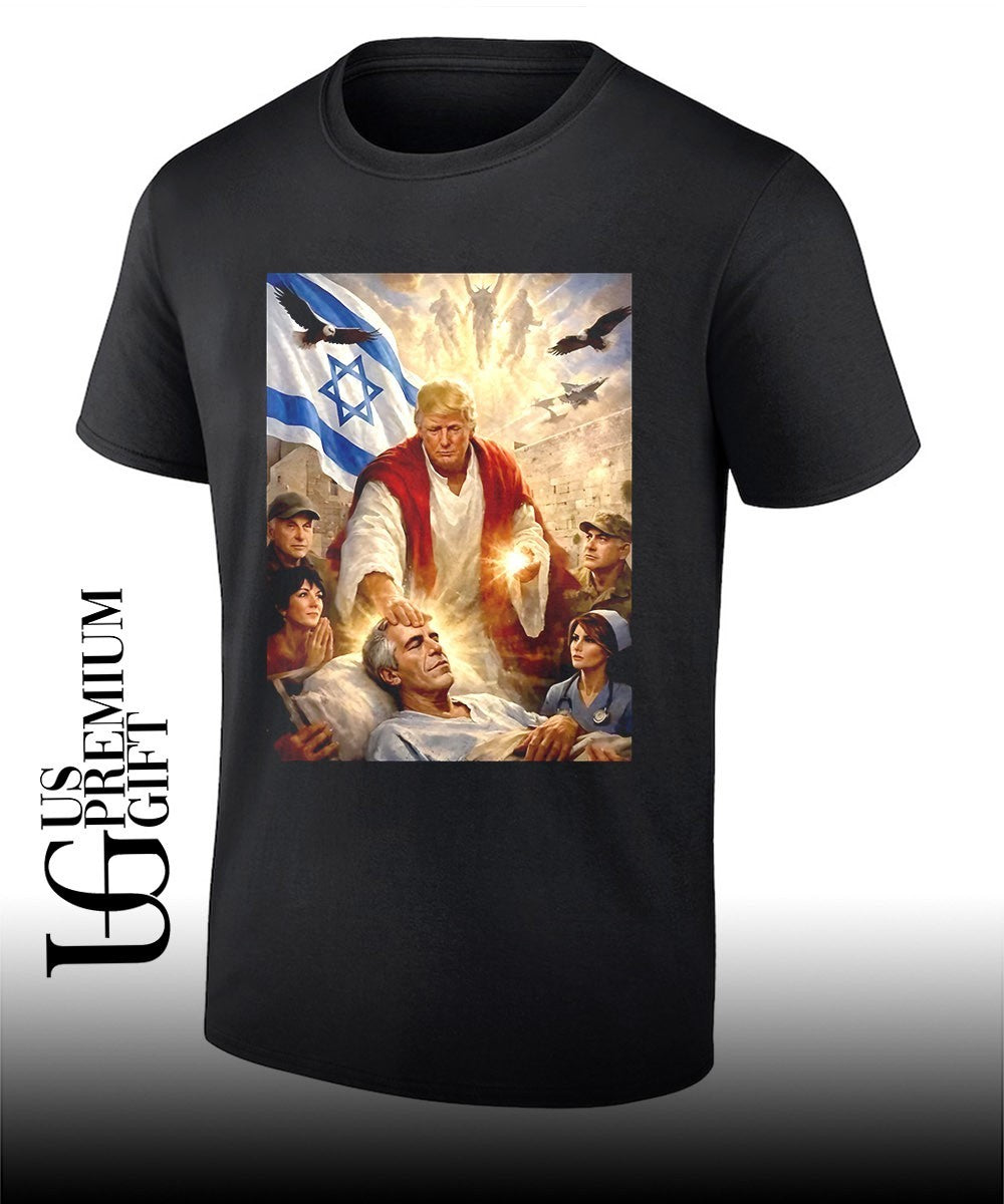 Trump Jesus Epstein shirt Unisex T-shirt, Sweatshirt, Hoodie, Long Sleeve Tee - T-Shirt, Sweatshirt, Hoodie