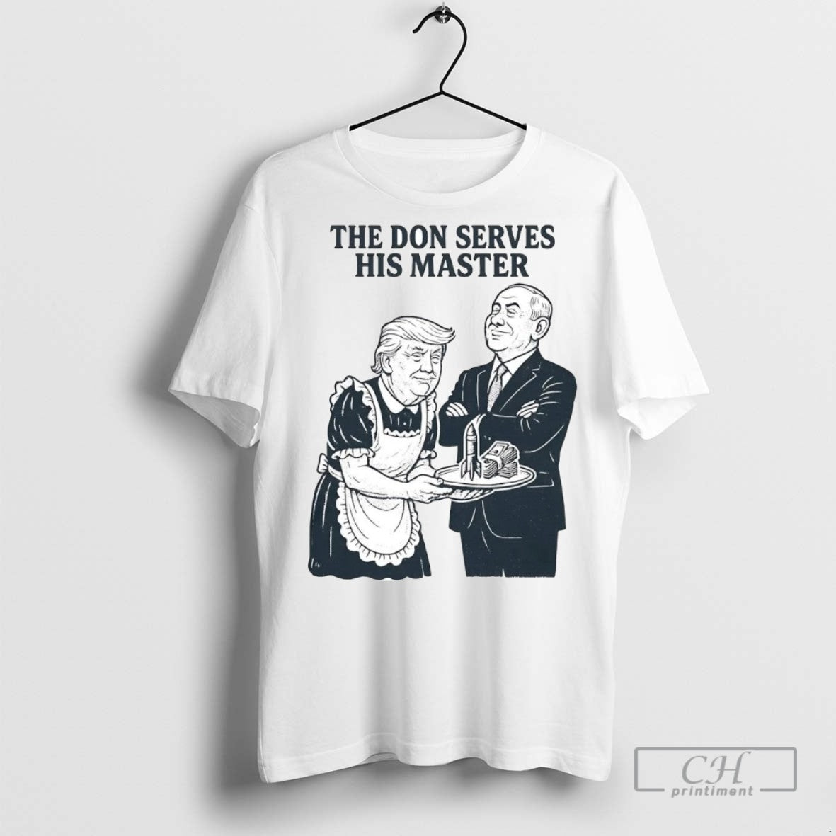 Trump Maid The Don Serves His Master Rocket And Cashes Putin T Shirts Unisex T-shirt, Sweatshirt, Hoodie, Long Sleeve Tee - T-Shirt, Sweatshirt, Hoodie