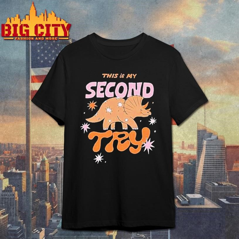 Try Guys This Is My Second Try Shirt Unisex T-shirt, Sweatshirt, Hoodie, Long Sleeve Tee - T-Shirt, Sweatshirt, Hoodie