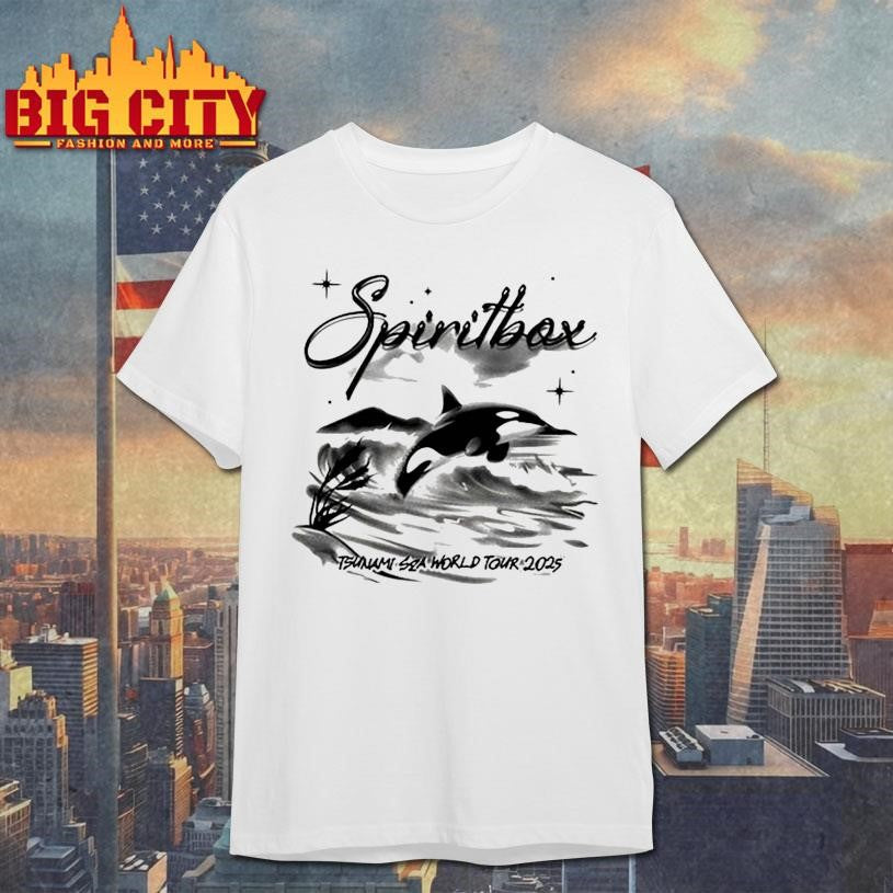 Tsunamisea Airbrush Orca White Shirt Unisex T-shirt, Sweatshirt, Hoodie, Long Sleeve Tee - T-Shirt, Sweatshirt, Hoodie