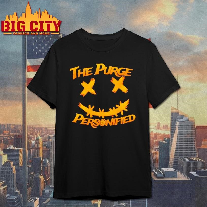 Tucker Remillard Smile The Purge Personified Shirt Unisex T-shirt, Sweatshirt, Hoodie, Long Sleeve Tee - T-Shirt, Sweatshirt, Hoodie