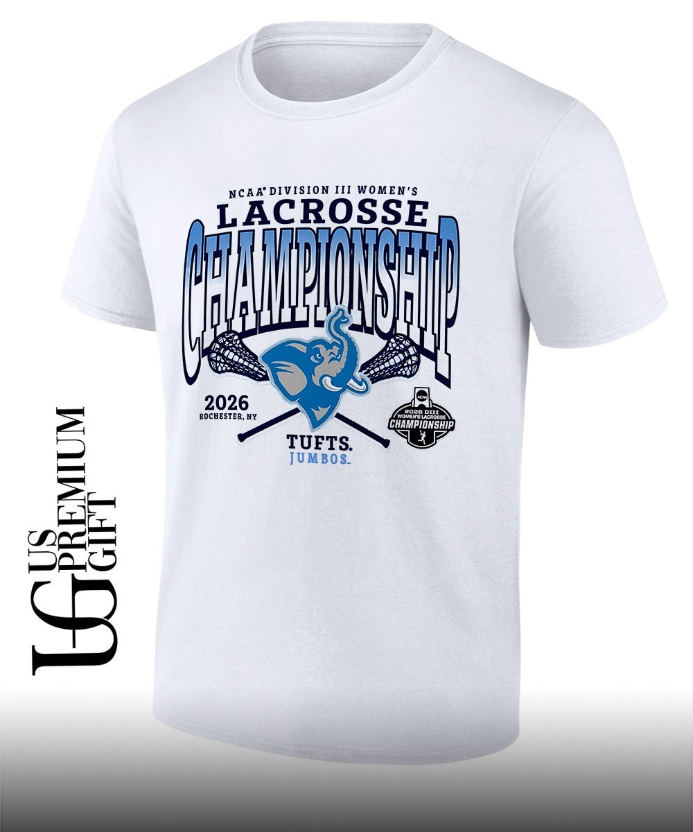 Tufts Jumbos 2026 NCAA Division III Womens Lacrosse Championship shirt Unisex T-shirt, Sweatshirt, Hoodie, Long Sleeve Tee - T-Shirt, Sweatshirt, Hoodie