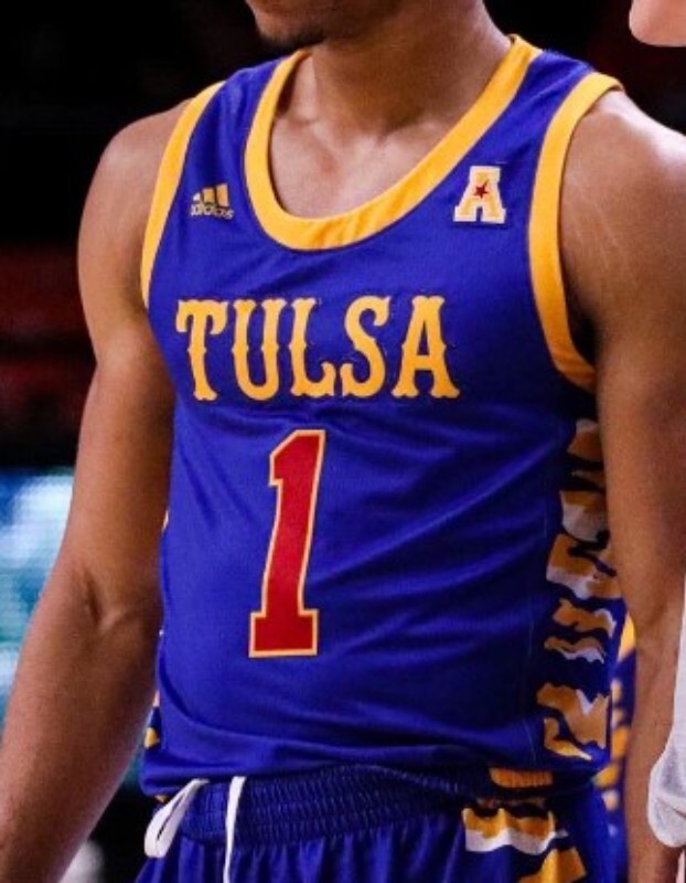 Tulsa Golden Hurricanes 2022-23 Away College Football Jersey football jersey product view 1