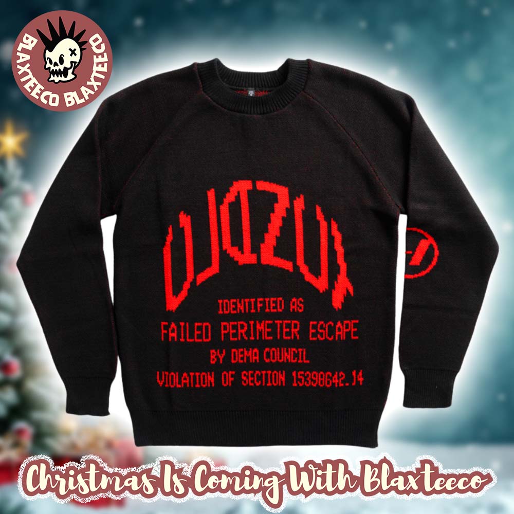 Twenty One Pilots Clancy 2025 Identified As Failed Perimeter Escape Knit Christmas Sweater - T-Shirt, Sweatshirt, Hoodie
