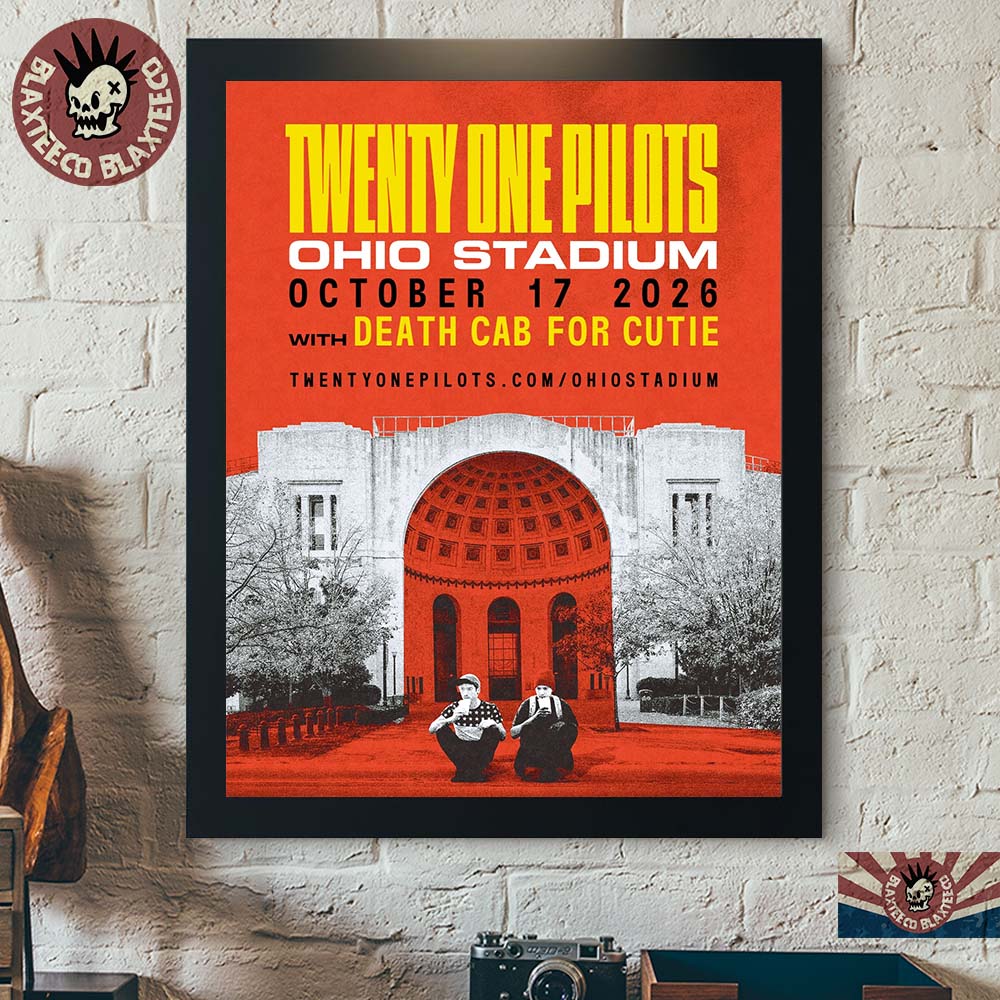 Twenty One Pilots Hometown Show 2026 In Ohio Stadium On October 17 2026 Home Decor Poster Canvas - T-Shirt, Sweatshirt, Hoodie