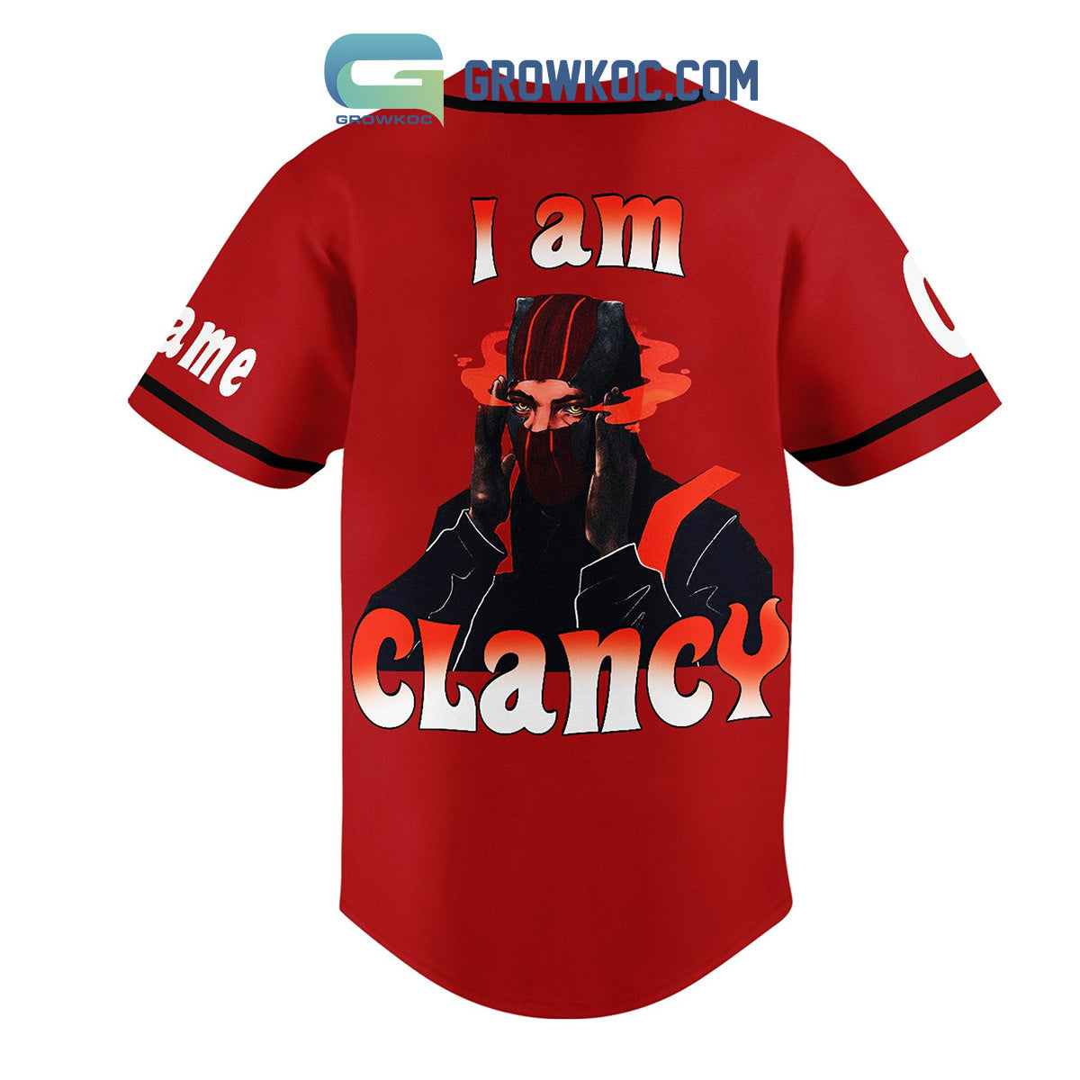 Twenty One Pilots I Am Clancy Personalized Baseball Jersey baseball jersey product view 2