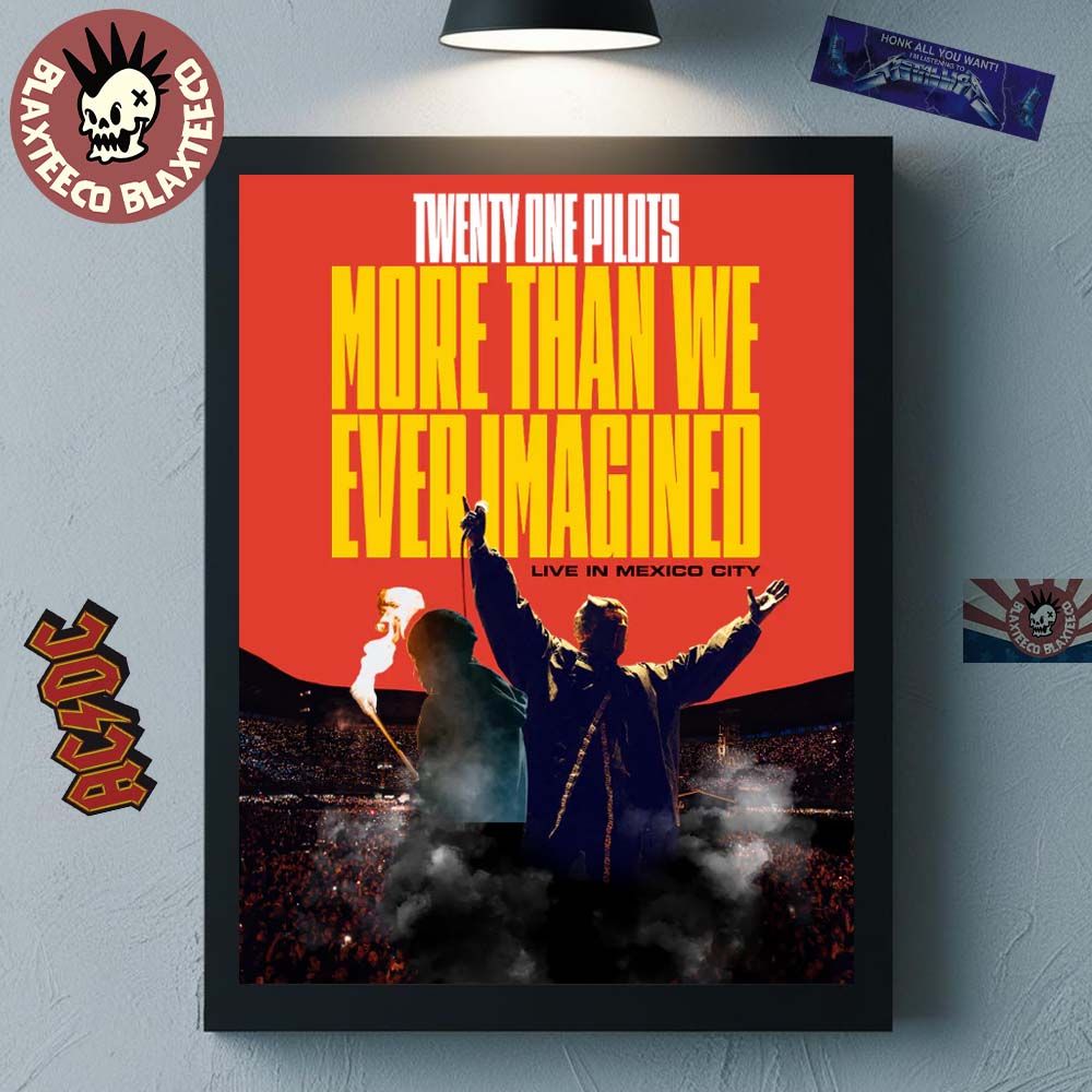 Twenty One Pilots More Than We Ever Imagined Film Merchandise 2026 Commemorative Poster Canvas - T-Shirt, Sweatshirt, Hoodie