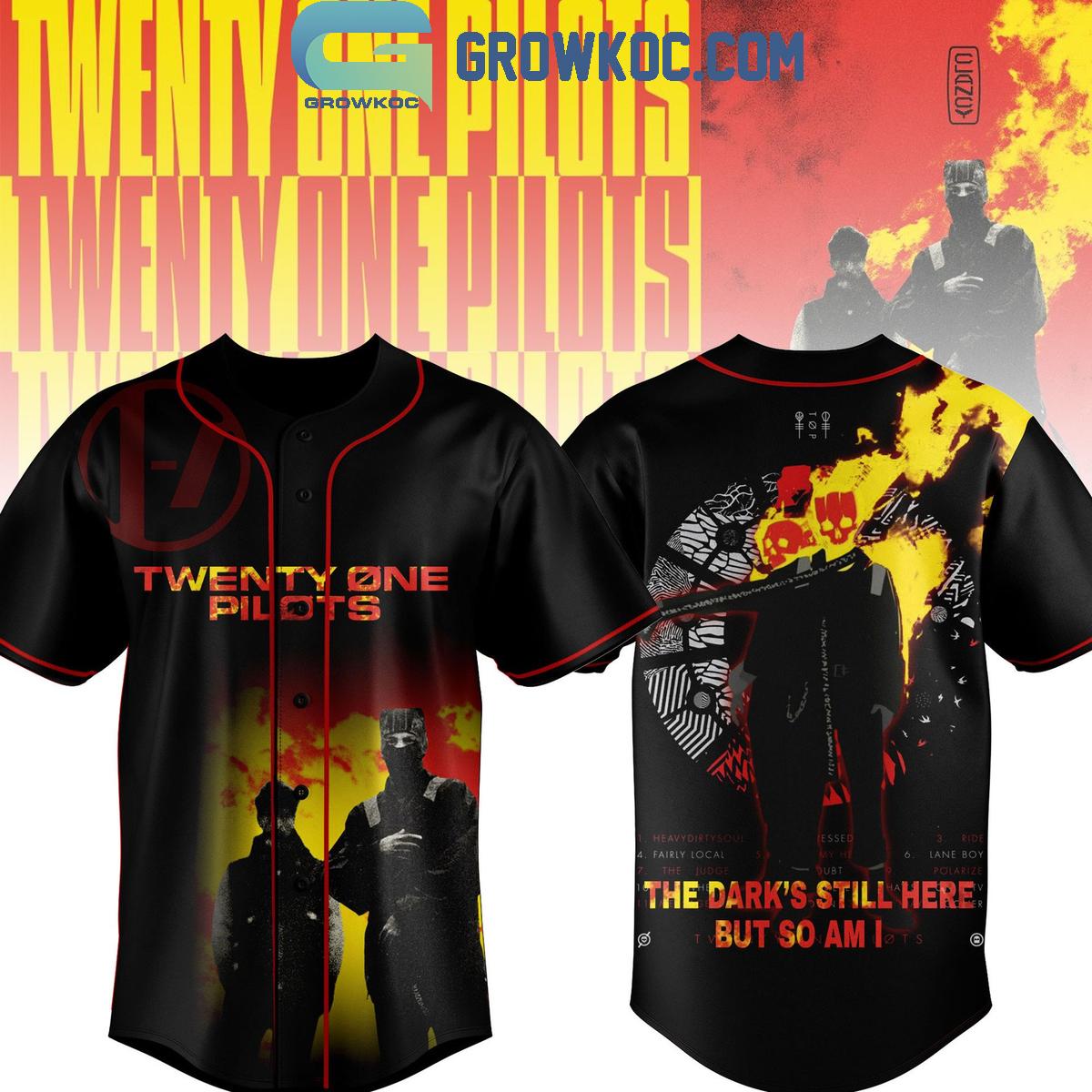 Twenty One Pilots The Dark’s Still Here But So Am I Baseball Jersey baseball jersey product view 1