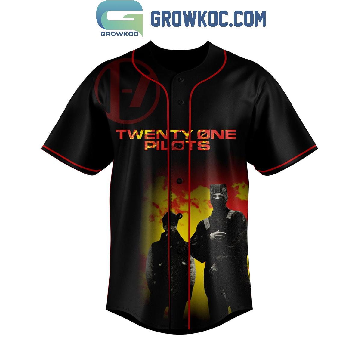 Twenty One Pilots The Dark’s Still Here But So Am I Baseball Jersey baseball jersey product view 3