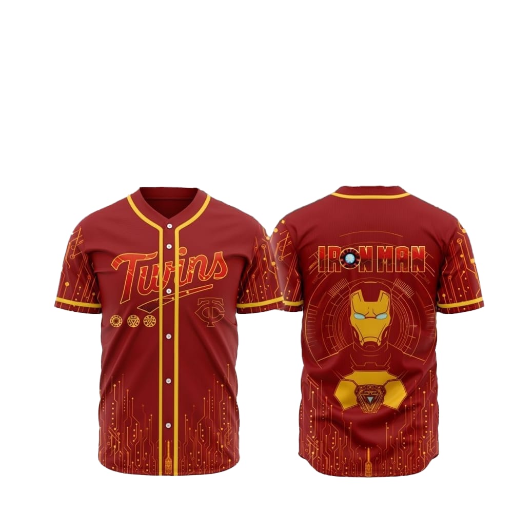 Twins Iron Man Jersey 2025 baseball jersey product view 1