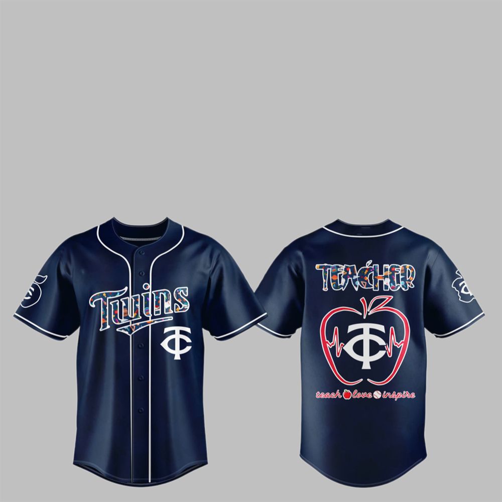 Twins Teacher Appreciation 2025 Jersey - Grishko.com baseball jersey product view 1