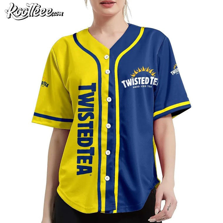 Twisted Tea Personalized Baseball Jersey baseball jersey product view 1