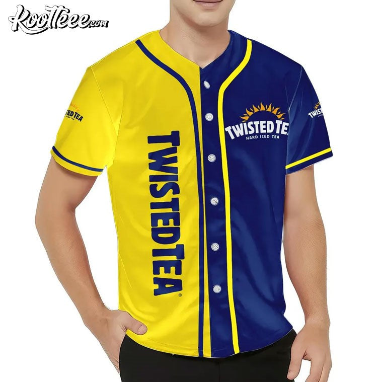 Twisted Tea Personalized Baseball Jersey baseball jersey product view 2