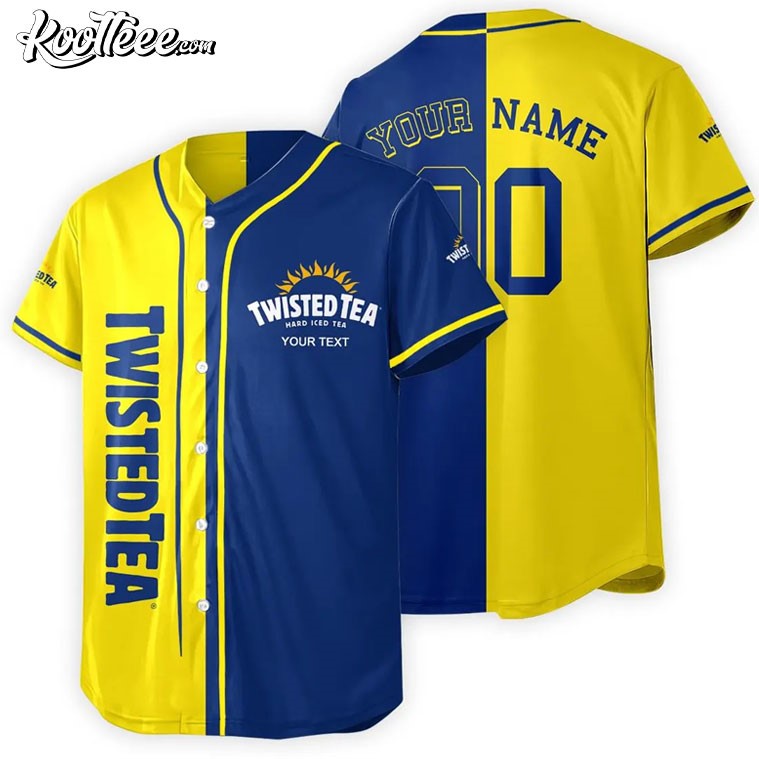 Twisted Tea Personalized Baseball Jersey baseball jersey product view 4