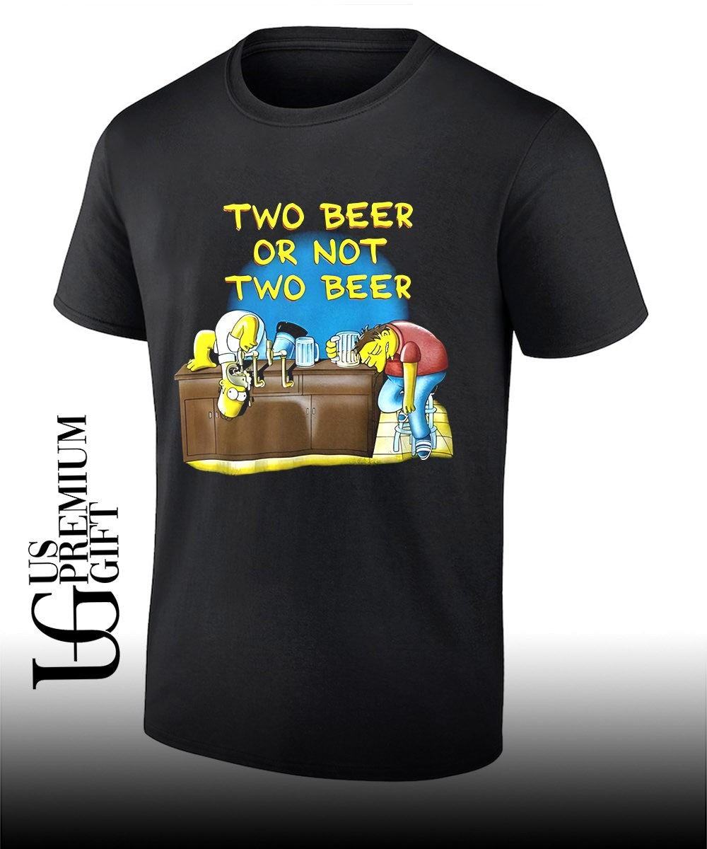 Two beer or not two beer cartoon shirt Unisex T-shirt, Sweatshirt, Hoodie, Long Sleeve Tee - T-Shirt, Sweatshirt, Hoodie