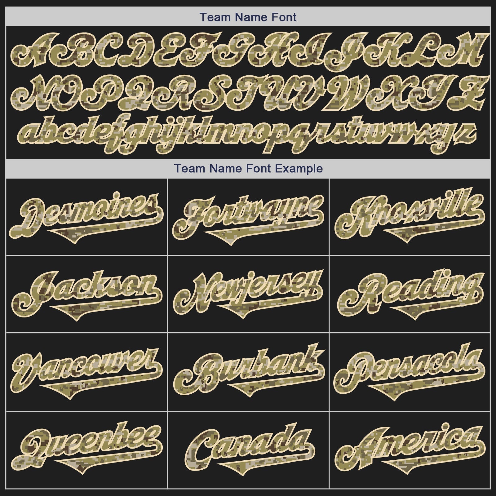 Custom Black Camo-Olive Authentic Two Tone Baseball Jersey baseball jersey product view 4