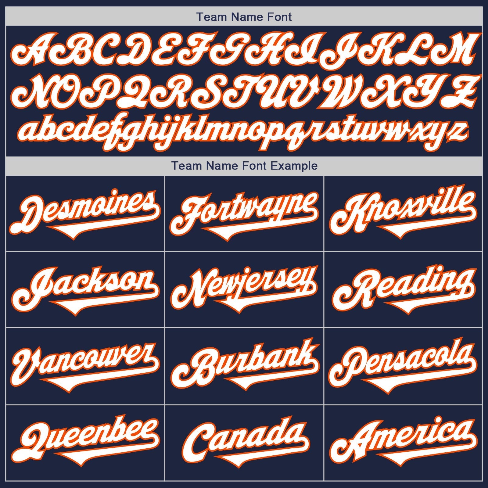 Custom Navy White-Orange Authentic Two Tone Baseball Jersey baseball jersey product view 4