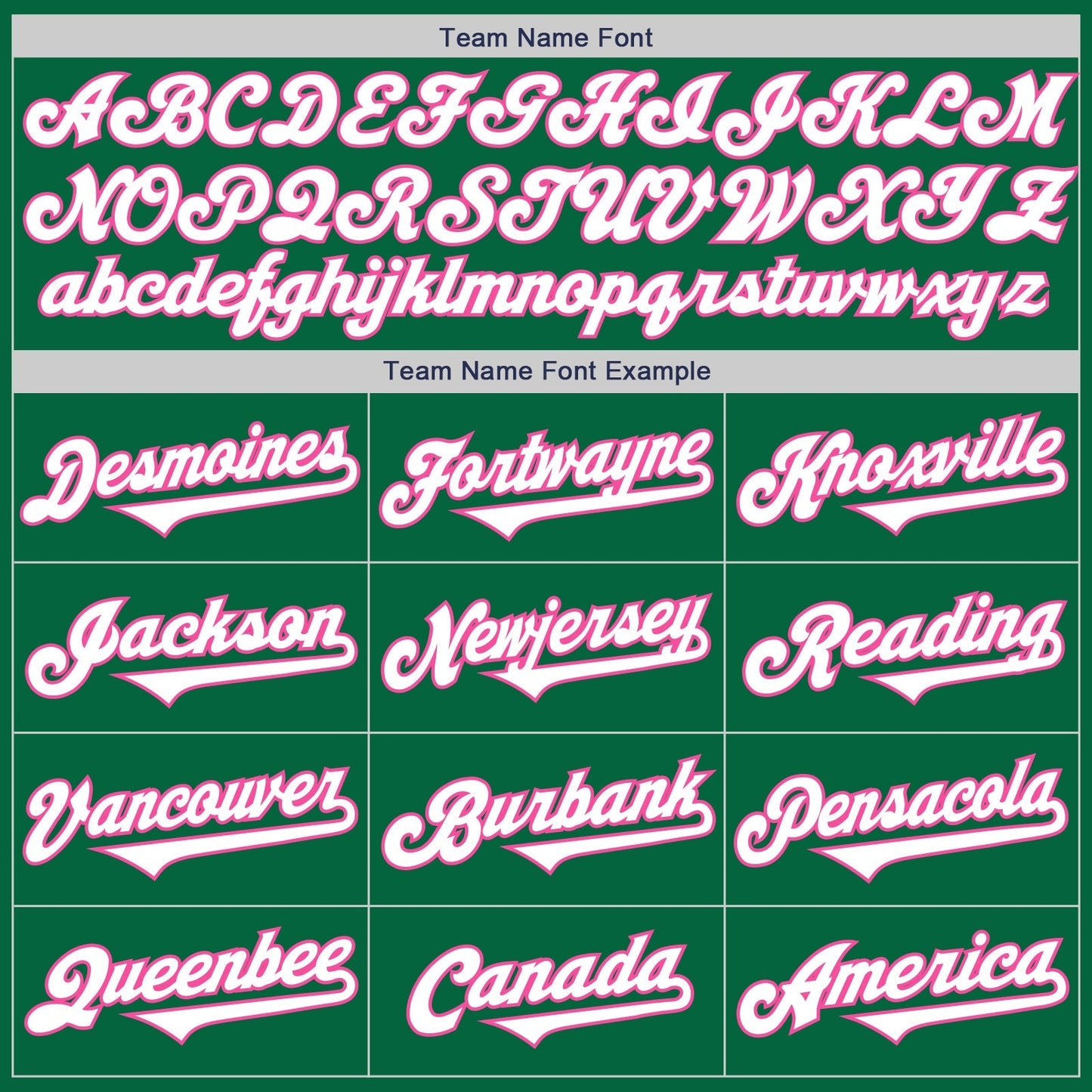 Custom Kelly Green White-Pink Authentic Two Tone Baseball Jersey baseball jersey product view 4