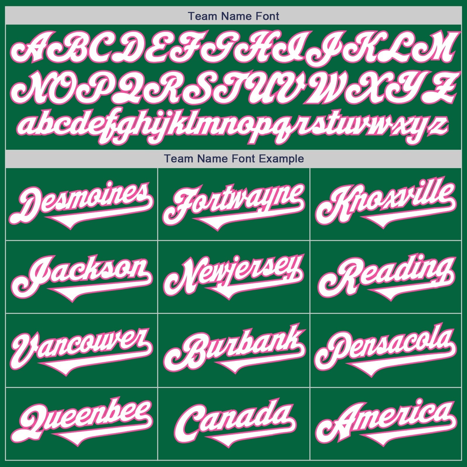 Custom Kelly Green White-Pink Authentic Two Tone Baseball Jersey baseball jersey product view 4