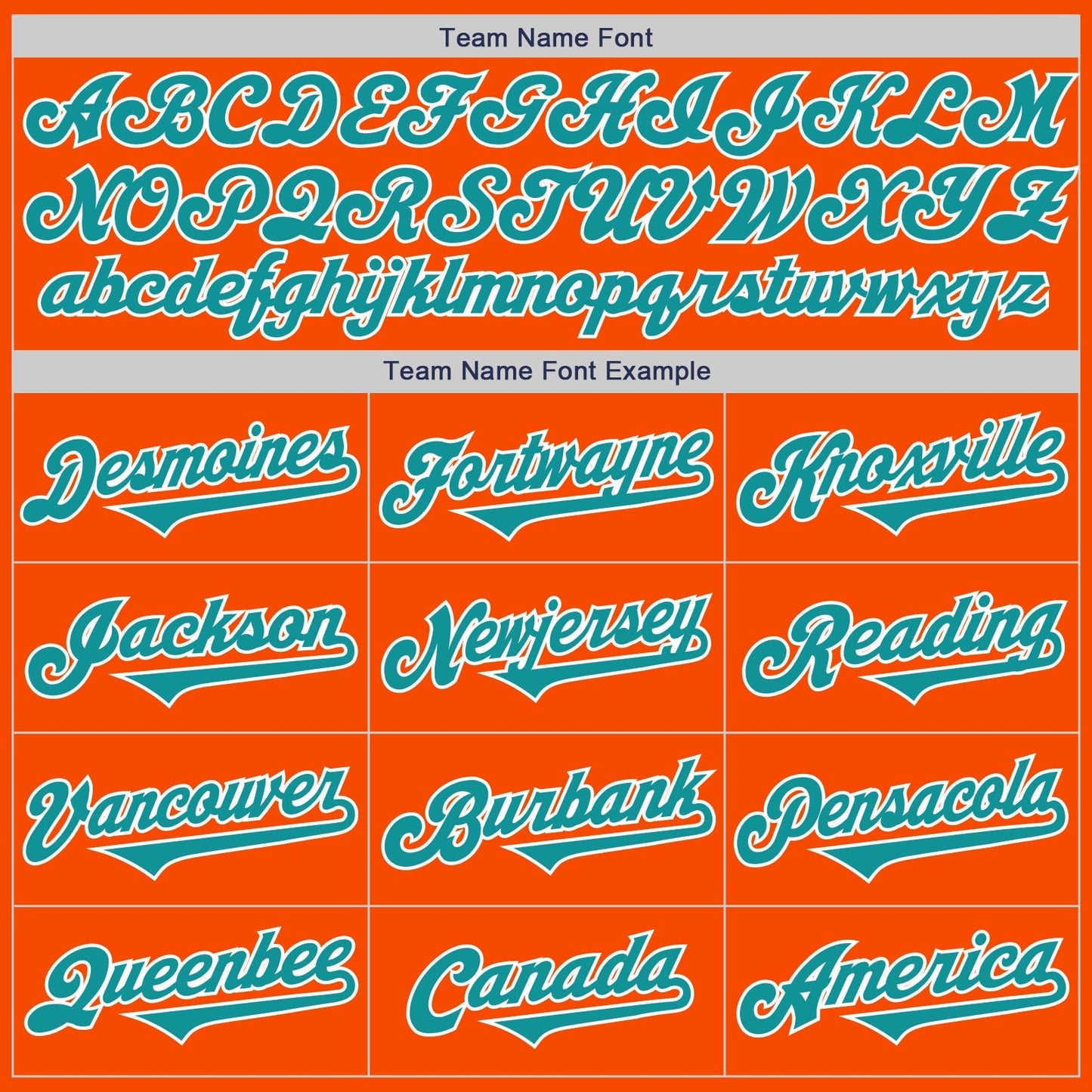 Custom Orange Teal-White Authentic Two Tone Baseball Jersey baseball jersey product view 4