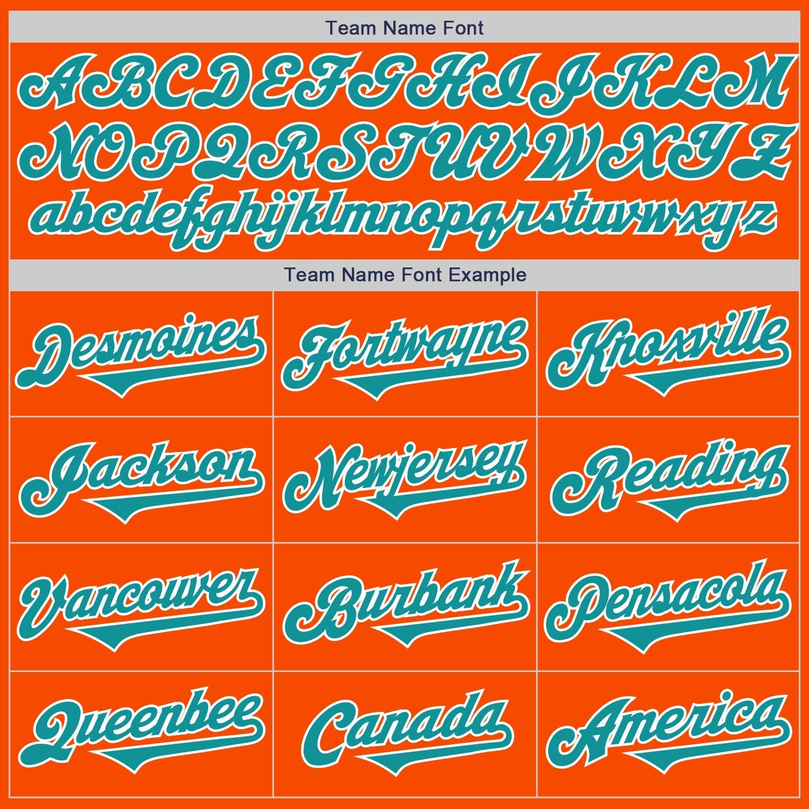Custom Orange Teal-White Authentic Two Tone Baseball Jersey baseball jersey product view 4