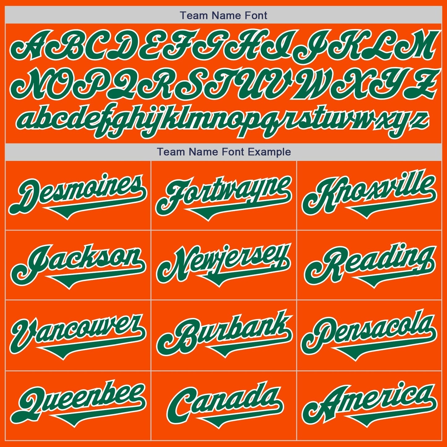 Custom Orange Kelly Green-White Authentic Two Tone Baseball Jersey baseball jersey product view 4