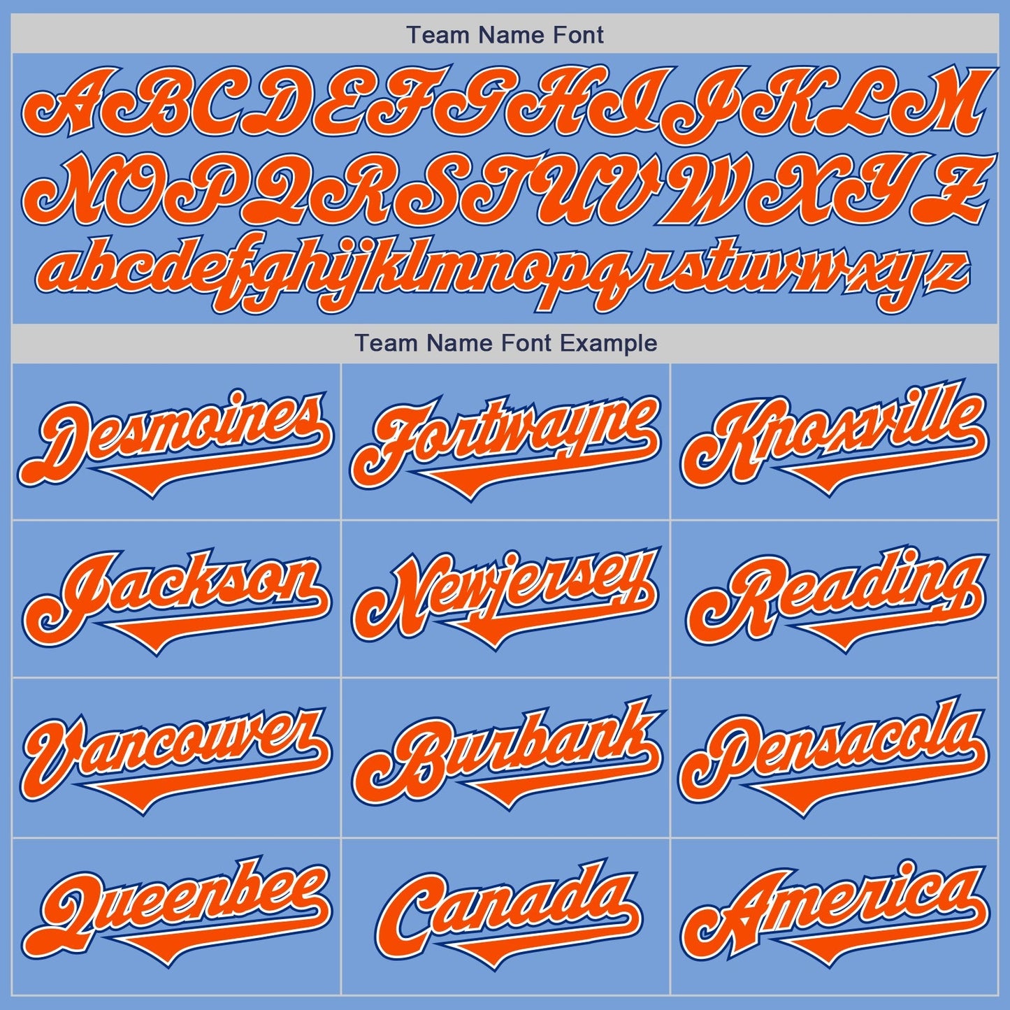 Custom Light Blue Orange-Royal Authentic Two Tone Baseball Jersey baseball jersey product view 4