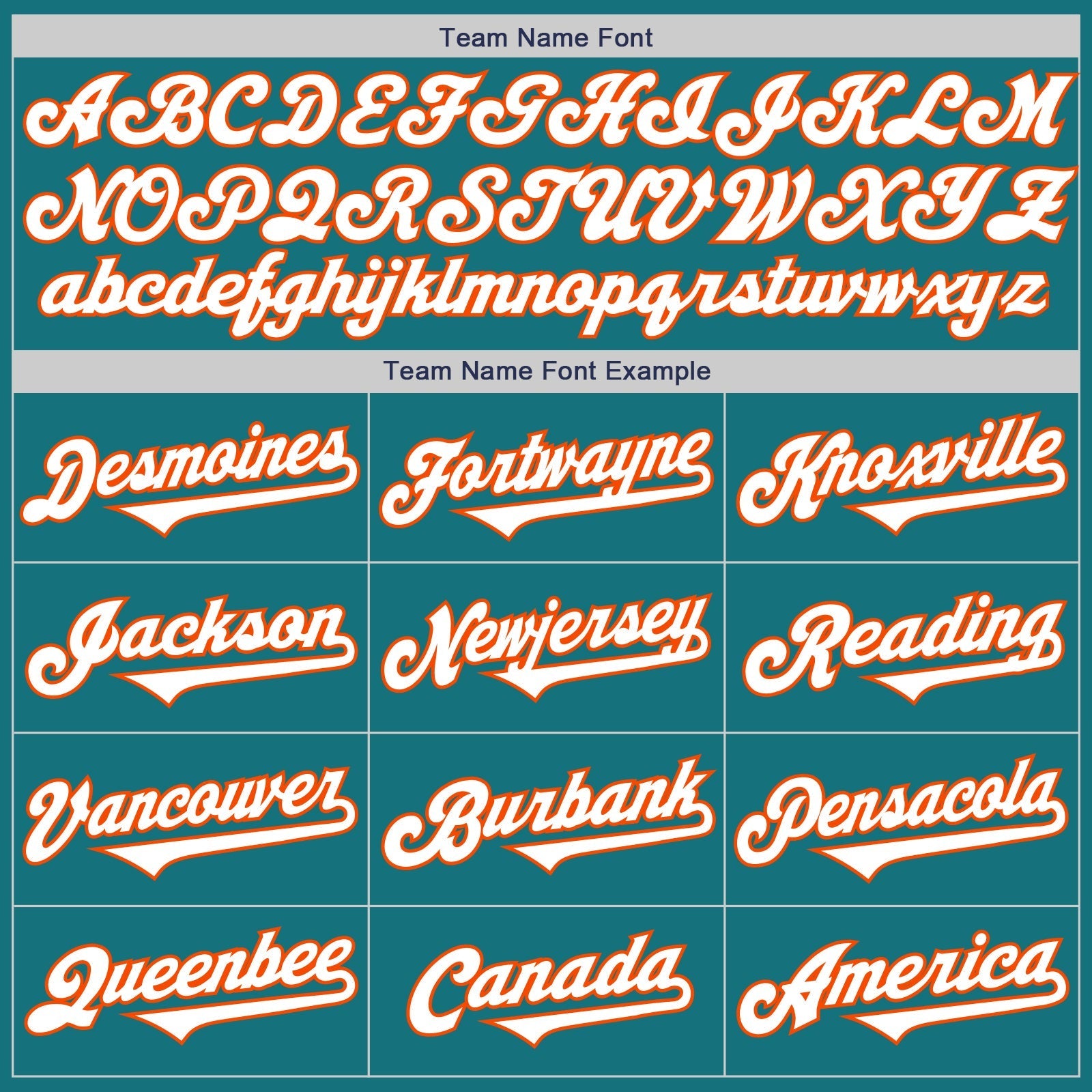 Custom Teal White-Orange Authentic Two Tone Baseball Jersey baseball jersey product view 4