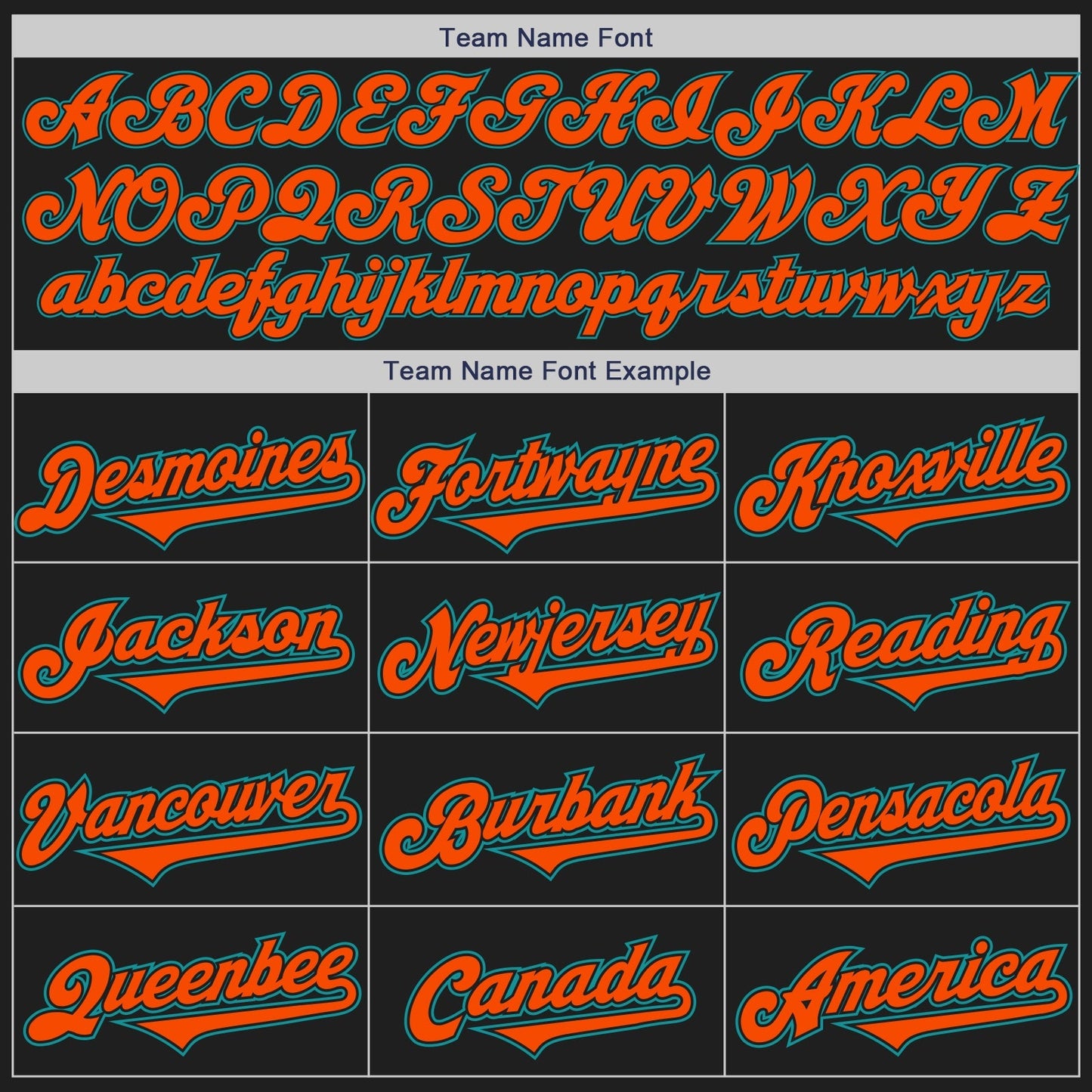 Custom Black Orange-Teal Authentic Two Tone Baseball Jersey baseball jersey product view 4