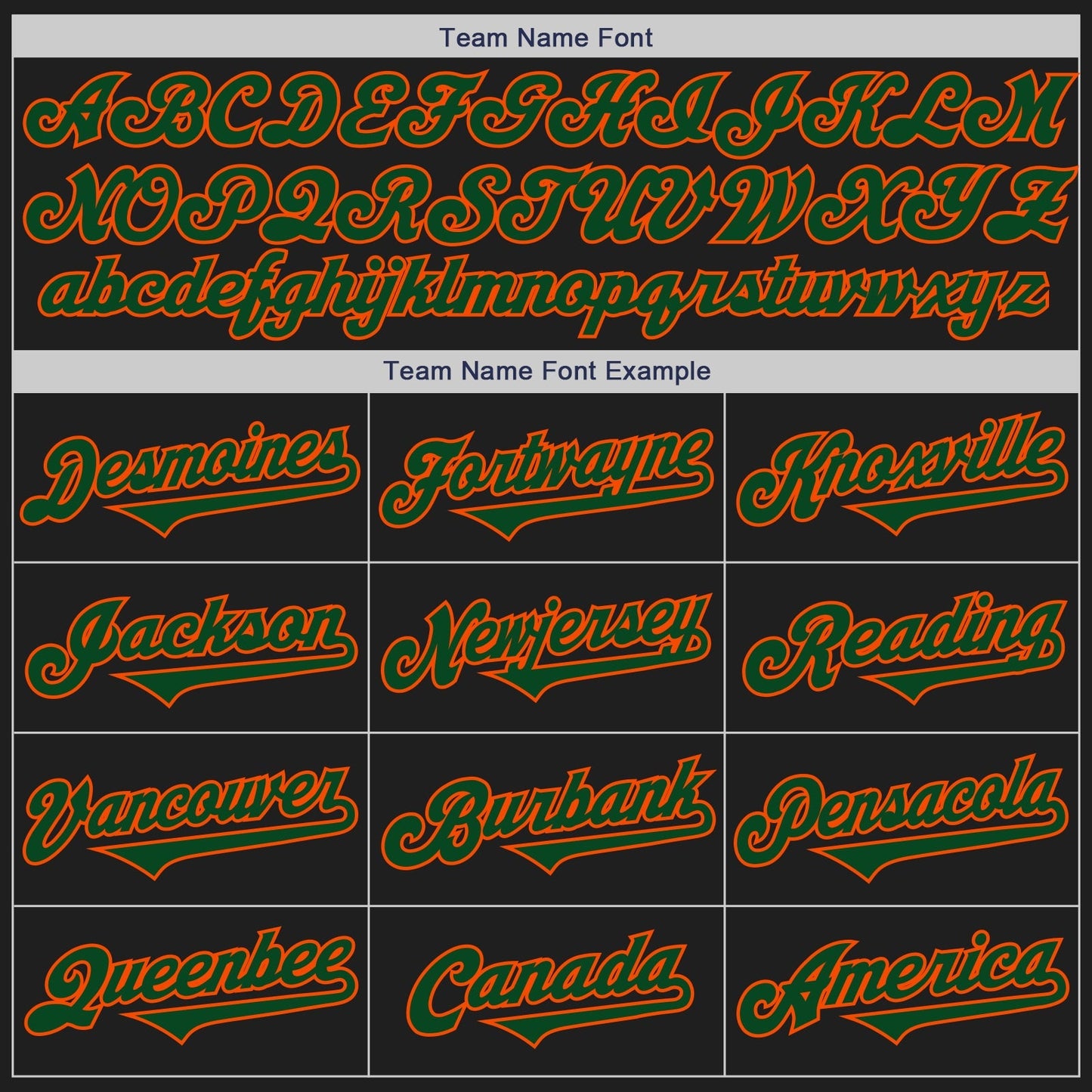 Custom Black Green-Orange Authentic Two Tone Baseball Jersey baseball jersey product view 4