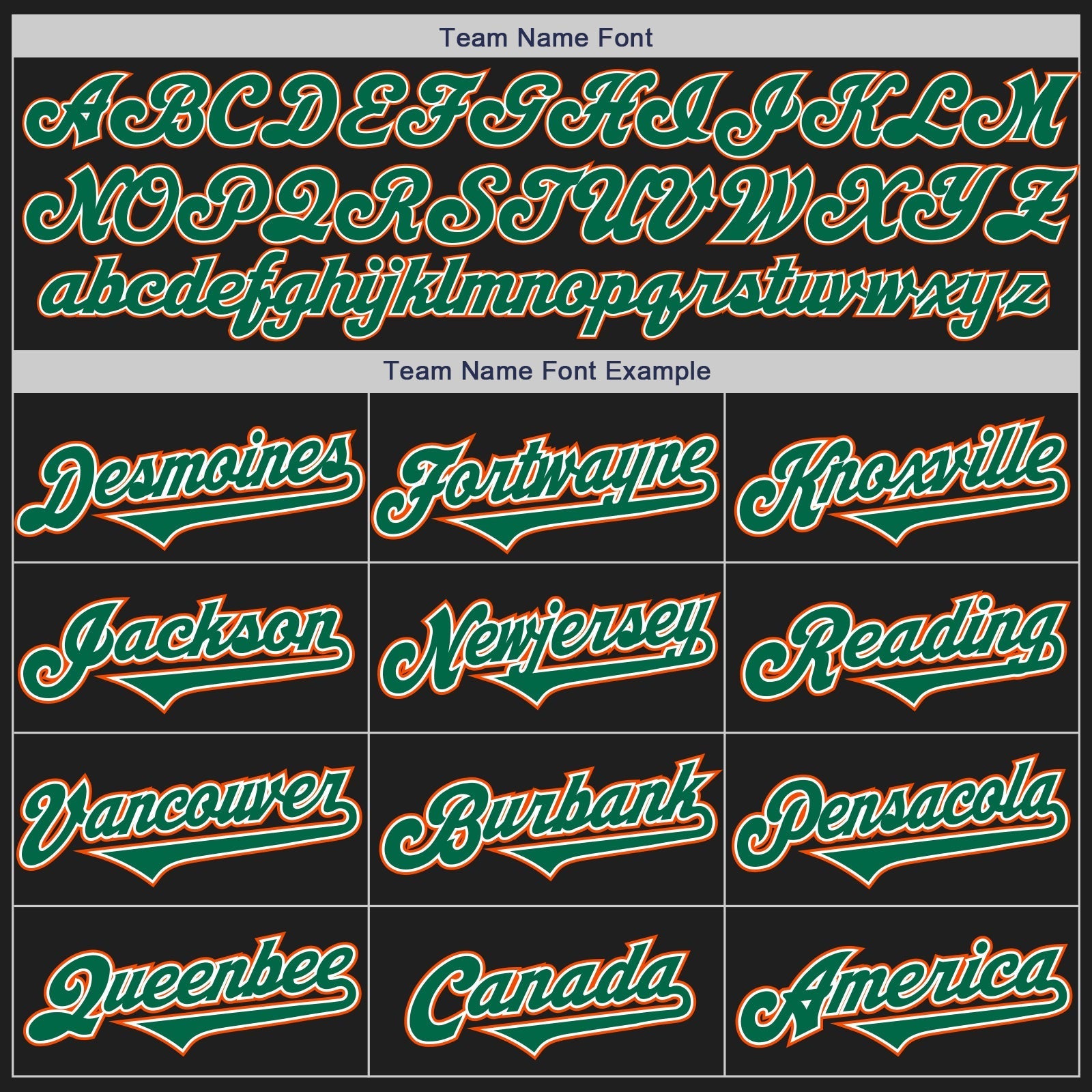 Custom Black Kelly Green-Orange Authentic Two Tone Baseball Jersey baseball jersey product view 4
