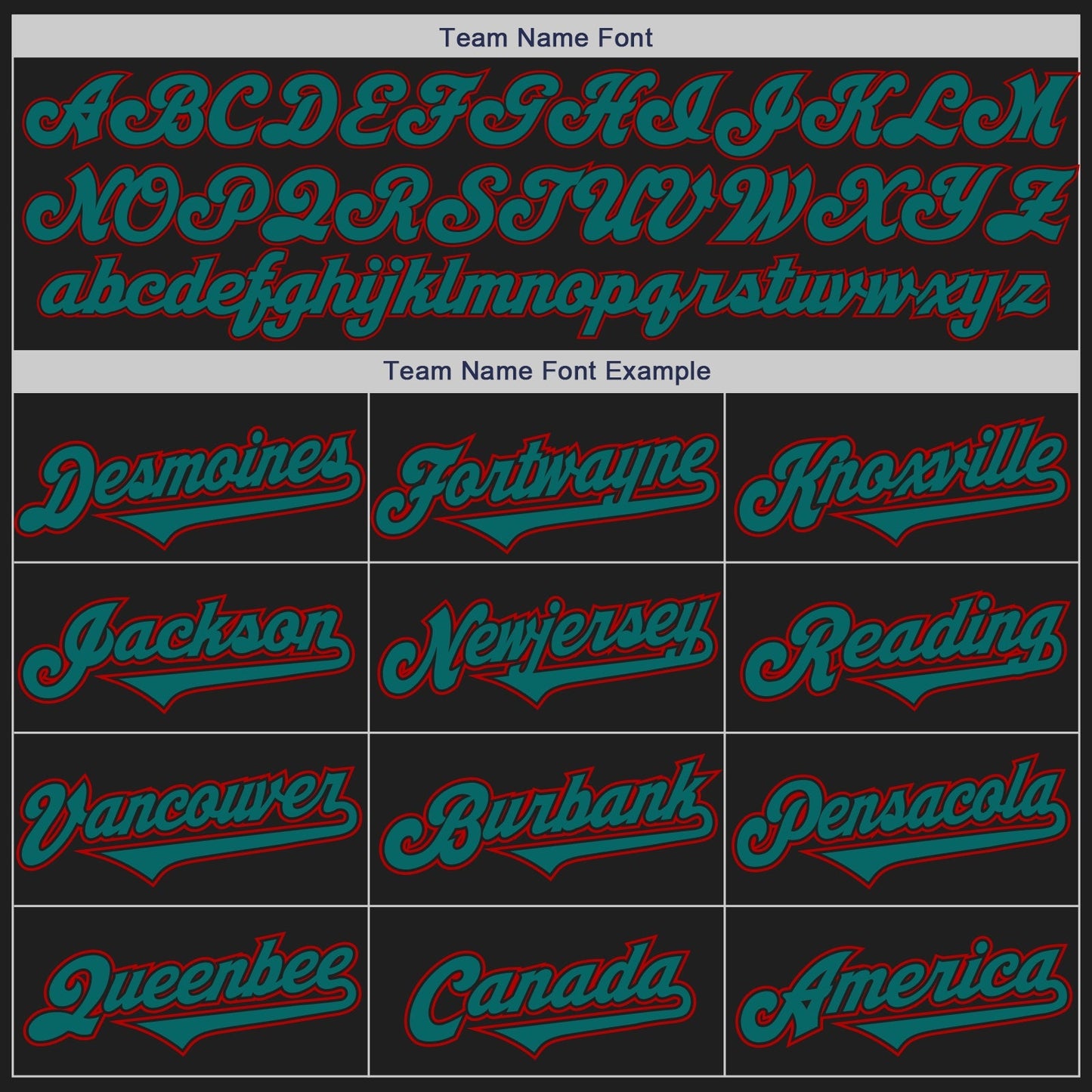Custom Black Teal-Red Authentic Two Tone Baseball Jersey baseball jersey product view 4