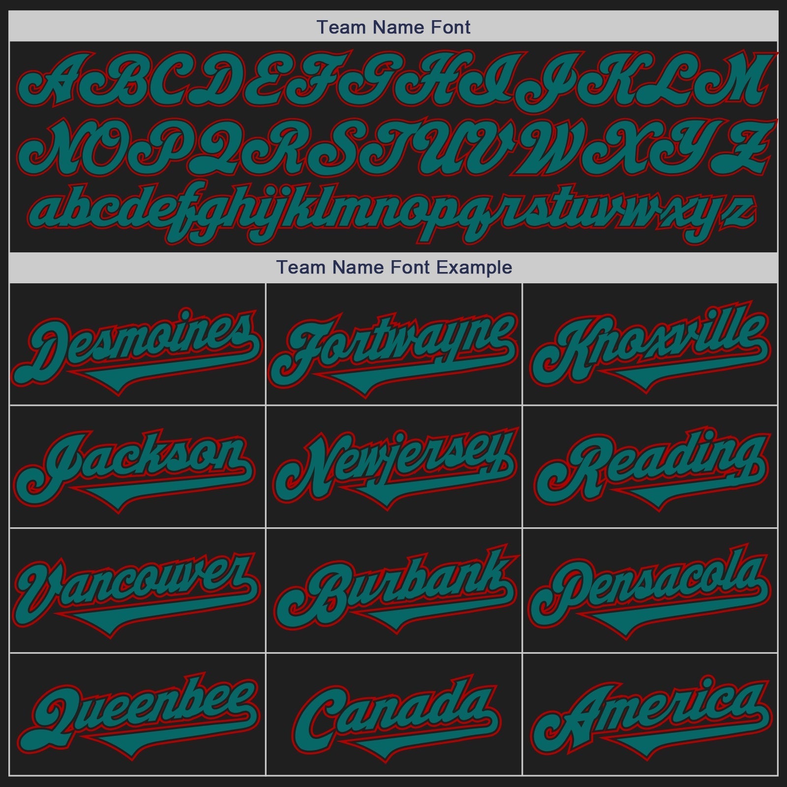 Custom Black Teal-Red Authentic Two Tone Baseball Jersey baseball jersey product view 4