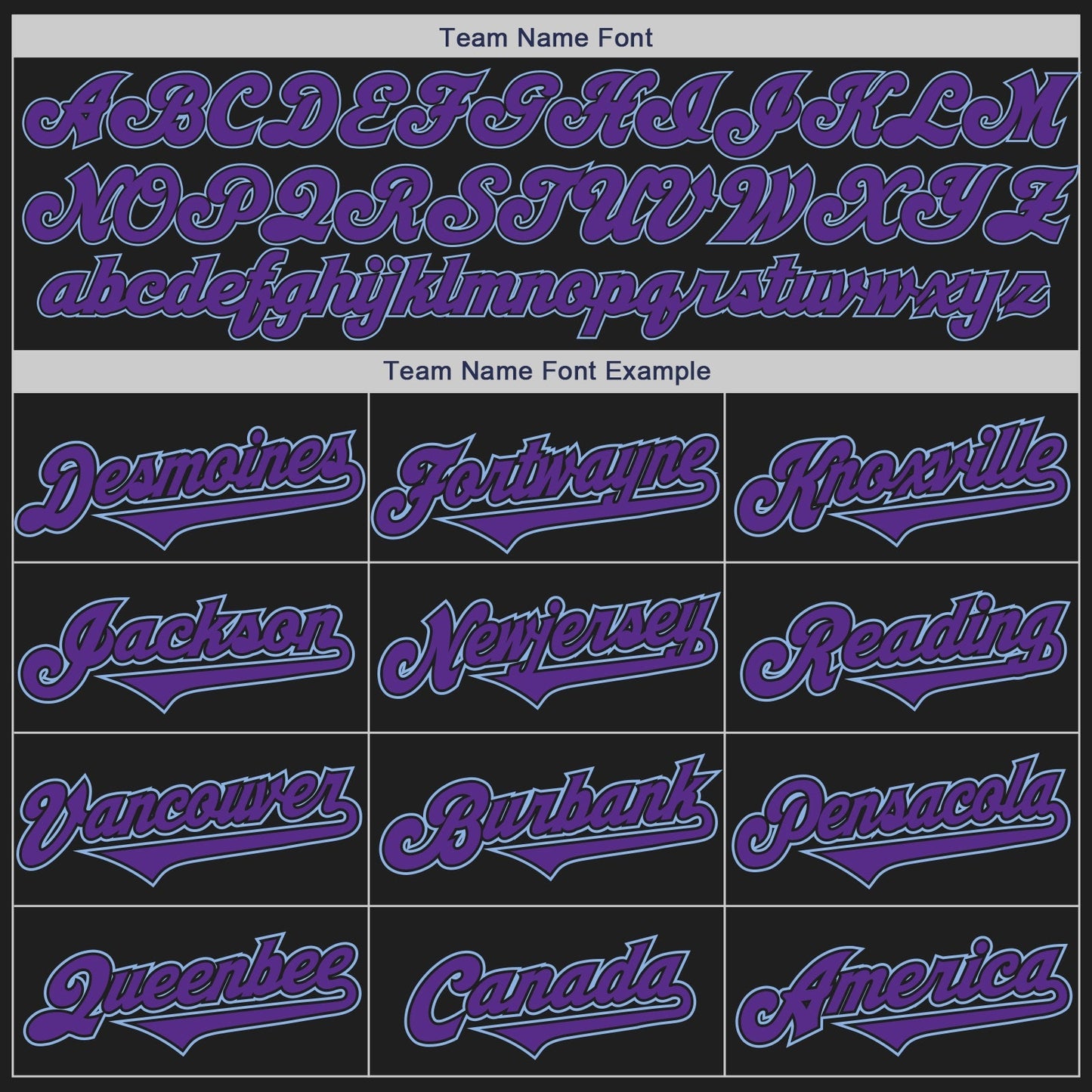 Custom Black Purple-Light Blue Authentic Two Tone Baseball Jersey baseball jersey product view 4