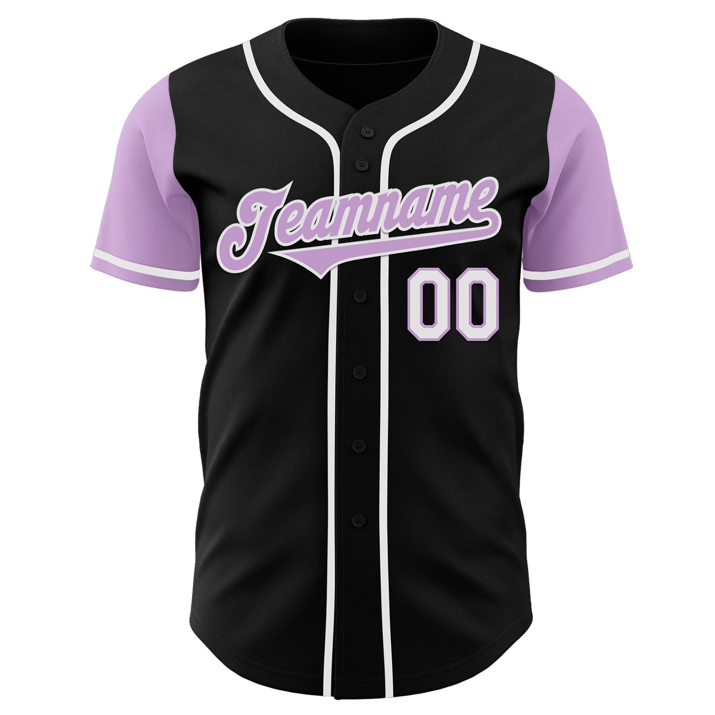 Custom Black Light Purple-White Authentic Two Tone Baseball Jersey baseball jersey product view 2